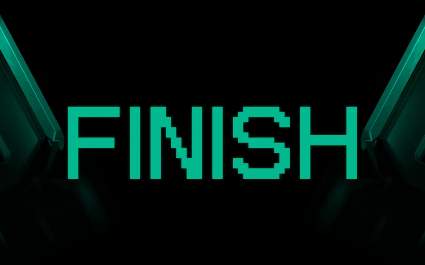 TOKEN2049 hackathon finale displaying FINISH